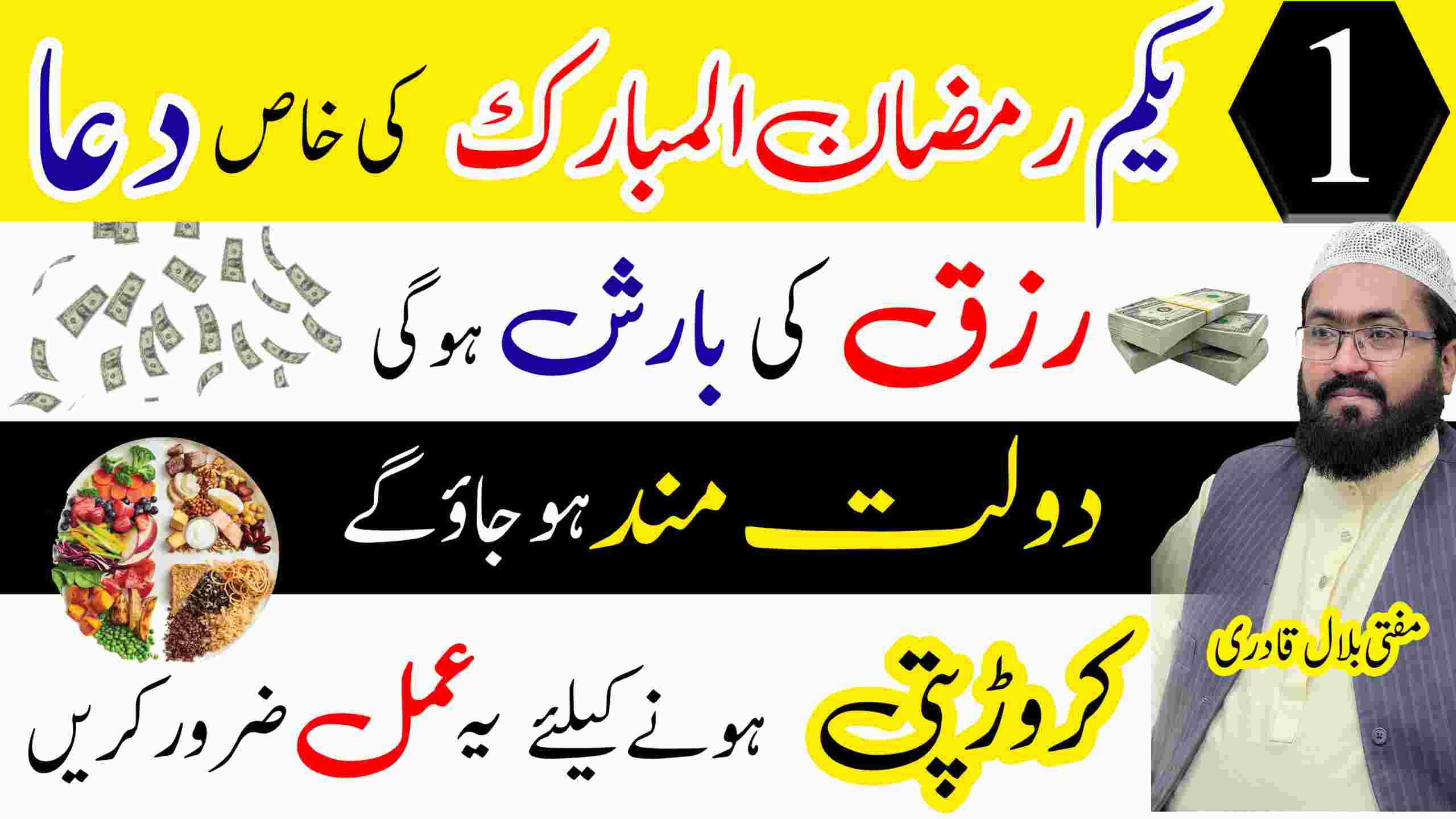 First Ramzan ul Mubarak dua for Rizq and Dolat