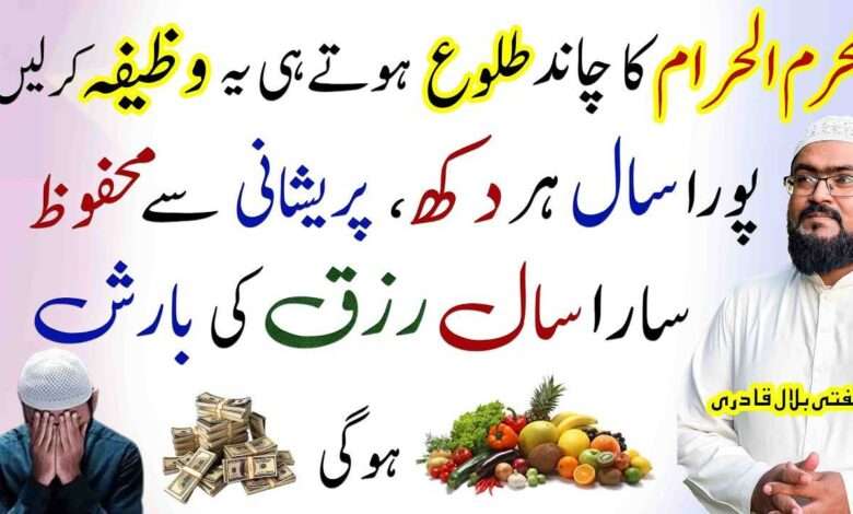 Muharram ma har pareshani say nijat -mufti bila qadri