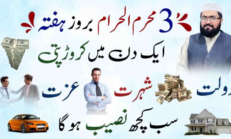 Three Muharram izat ka wazifa-mufti bilal