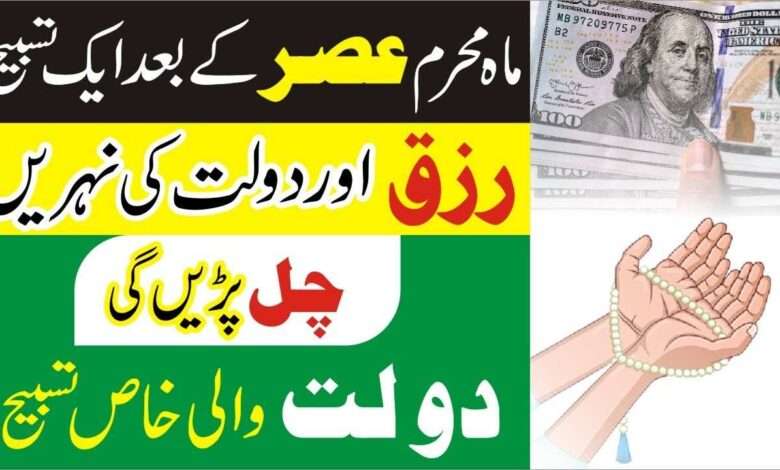 Rizq or dolat ki Tasbih -mufti bilal qadri