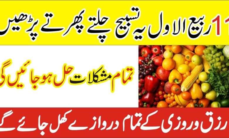 11rabi-ul-awal ka wazifa for rizq-mufti bilal qadri