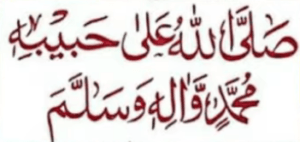 صلی اللہ علی حبیبہ محمد والہ وسلم