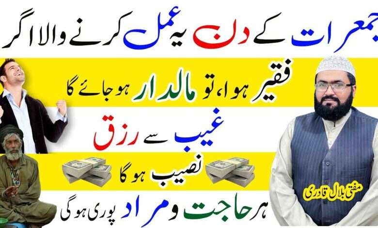 jumerat ka wazifa for rizq