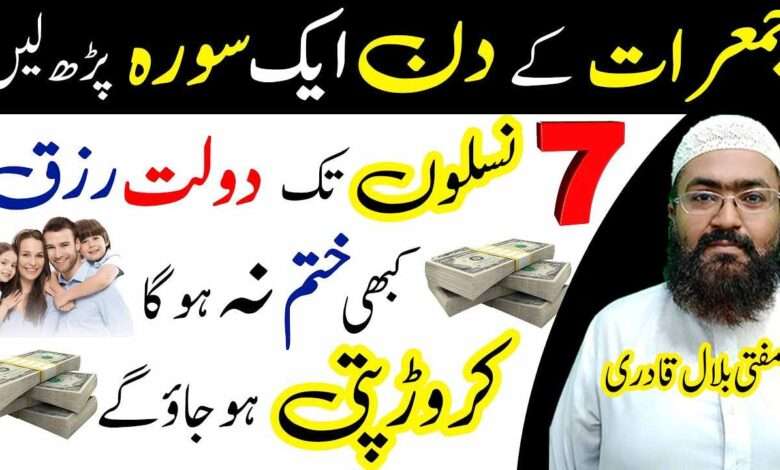 jumerat k din ka wazifa