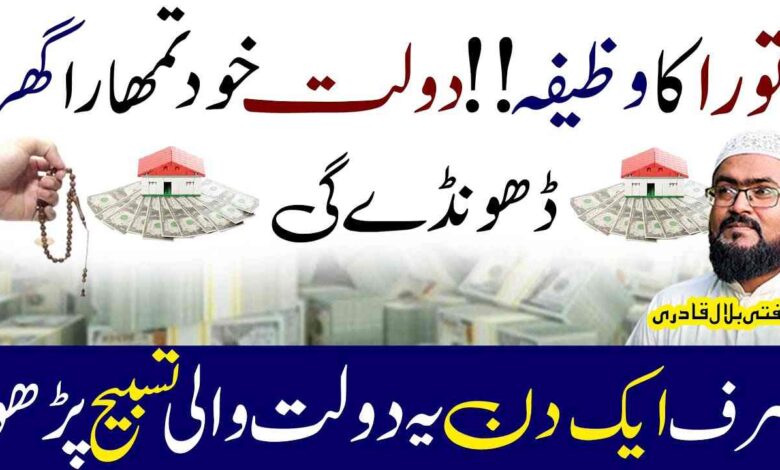 itwar ka wazifa dolat khud tumhara ghar dhonde gi