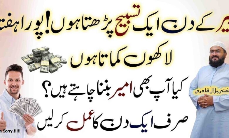 Monday wazifa for rizq and money