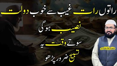 Ye tasbih parhein raaton raat khoob dolat hasil hogi