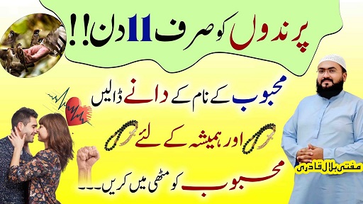 11dinoun mai mehboob ko apna banane ka wazifa