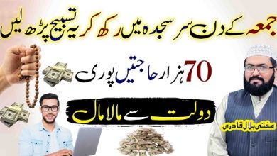 Friday dua for money and hajat