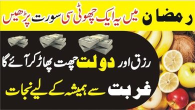 Ramzan me dolat mand hone ki dua