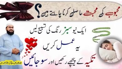 Muhabbat ka sab sy khas hasool