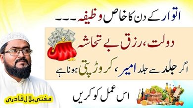 Itwar k din ameer hone ka wazifa