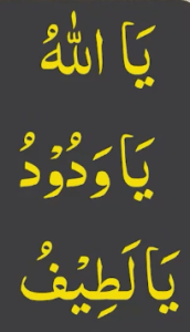 یااللہ یاودود یالطیف
