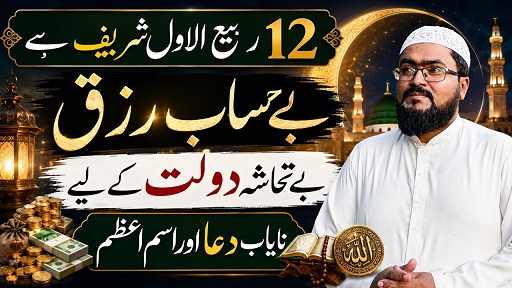 12Rabi Ul Awal behisab rizq k liye wazifa